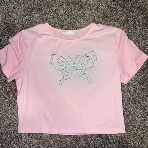 Sequence butterfly shirt
